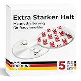 Rauchmelder Magnethalter 5er Set mit extra starken...