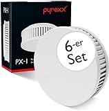 Pyrexx PX-1 • 6 Stück • Rauchmelder 10 Jahre...